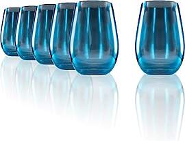 Stölzle Lausitz Longdrinkgläser Mirror Blau