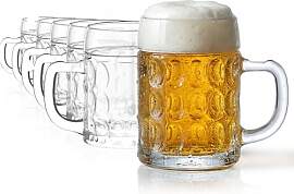 Stölzle Lausitz Oberglas Kaiser Bierkrug 0,3