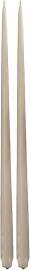 Stoff Nagel Candle Set, Wax, Beige, 29 cm, 150