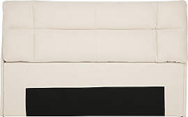 Stoffkopfteil in Beige texturiert L160 cm HONO