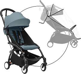Stokke® yoyo3 Buggy inkl. Regenschutz blau