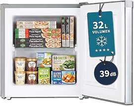 Stolthoff® Mini Gefrierschrank 32 L, Glasablage,