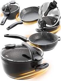 STONELINE Future Topfset Induktion, 8-teilig mit