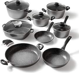 STONELINE Topfset Induktion, 13-teiliges Topfset