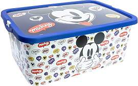 Stor Aufbewahrungsbox für Kinder Micky Maus mit