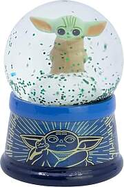 Stor Grogu Schneekugel in Geschenkbox