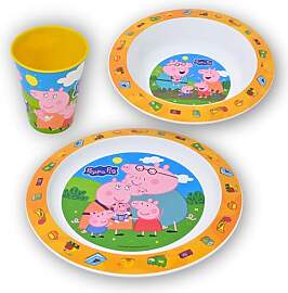 Stor Peppa Wutz Kinder Geschirr Set -