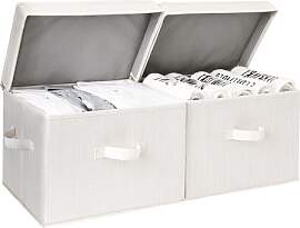 StorageWorks Aufbewahrungsboxen mit Deckel Stoff,