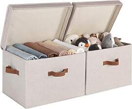 StorageWorks Große Aufbewahrungsbox mit Deckel,