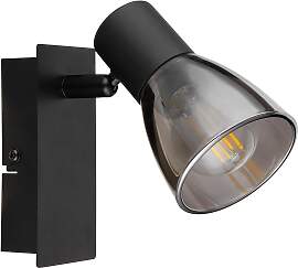 Strahler Claude in Schwarz max. 40 Watt
