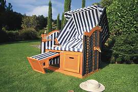 Strandkorb Nordsee Sylt Halblieger 2-Sitzer