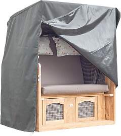 Strandkorb-Schutzhülle Premium Grau