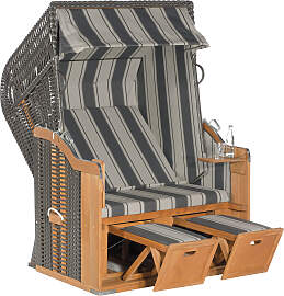 Strandkorb SUNNYSMART "Rustikal 250