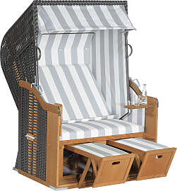 Strandkorb SUNNYSMART "Rustikal 250