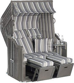 Strandkorb SUNNYSMART "Rustikal 250