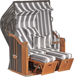 Strandkorb SUNNYSMART "Rustikal 250