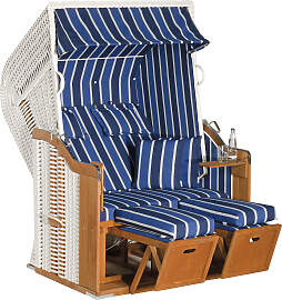 Strandkorb SUNNYSMART "Rustikal 250 Plus,