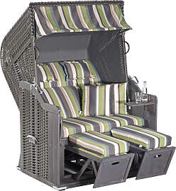 Strandkorb SUNNYSMART "Rustikal 255