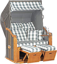 Strandkorb SUNNYSMART "Rustikal 255