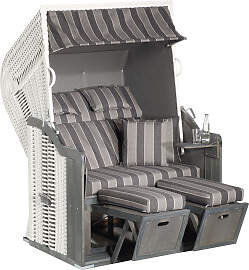 Strandkorb SUNNYSMART "Rustikal 255