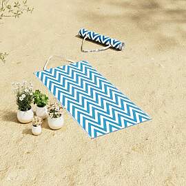Strandmatte Riya Blau ca. 70x170 cm