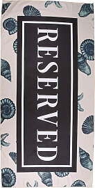 Strandtuch CAPELLI NEW YORK, blau combo, B:80cm