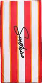 Strandtuch CAPELLI NEW YORK, rot, orange, B:80cm