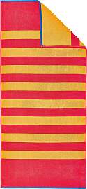 Strandtuch DYCKHOFF "Stripes", rot,