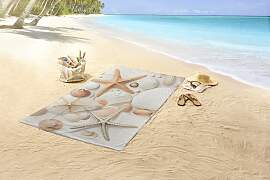 Strandtuch GOOD MORNING "Cote", beige
