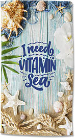 Strandtuch GOOD MORNING "Vitamin Sea",