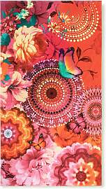 Strandtuch HIP "Ziva", orange, B:100cm