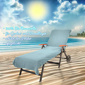 Strandtuch KINZLER "Frottier-Liegenbezug,