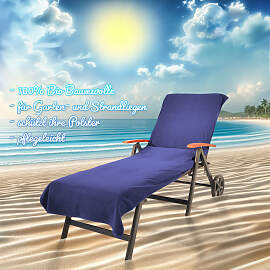 Strandtuch KINZLER "Frottier-Liegenbezug,