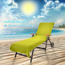 Strandtuch KINZLER "Frottier-Liegenbezug,