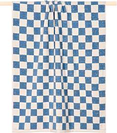 Strandtuch PAD "CHESS", blau, B:100cm