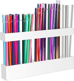 Strohhalm Organizer, Wiederverwendbarer Strohhalm