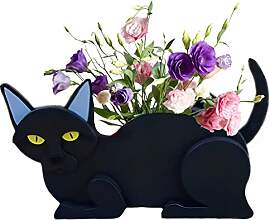 strolfay Katzen-Blumentopf, Geschenke für Frauen, 