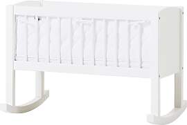 Stubenbett HOPPEKIDS, weiß (weiß mit nest mit