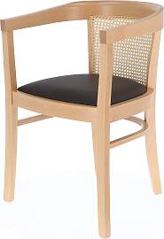 Stuhl Charles Cane aus Buchenholz, klassisches