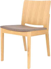 Stuhl Kelly aus Eichenholz, massiv und geölt,