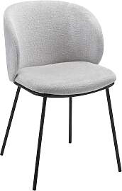 Stuhl Malea Hellgrau Chenille Gepolstert