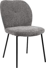 Stuhl Mara Grau/Schwarz