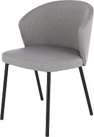 Stuhl Mila mit Stoffbezug, modernes Design,