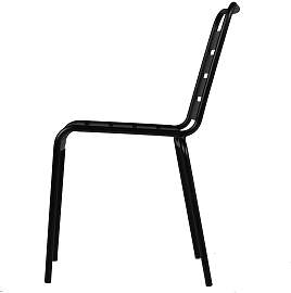 Stuhl Mya Metal aus Aluminium, Retro Chic Design,