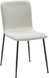 Stuhl Nele Beige Leinenoptik Gepolstert