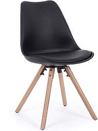 Stuhl New Trend 4er-Set, Kunstleder gepolstert,