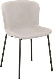 Stuhl Noemie Beige Webstoff Gepolstert