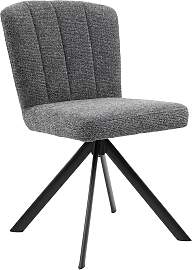 Stuhl Nora Grau/Schwarz