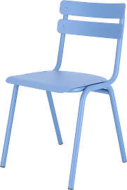 Stuhl One aus Aluminium, stapelbar, Retro Chic,
