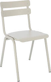 Stuhl One aus Aluminium, stapelbar, Retro Chic,